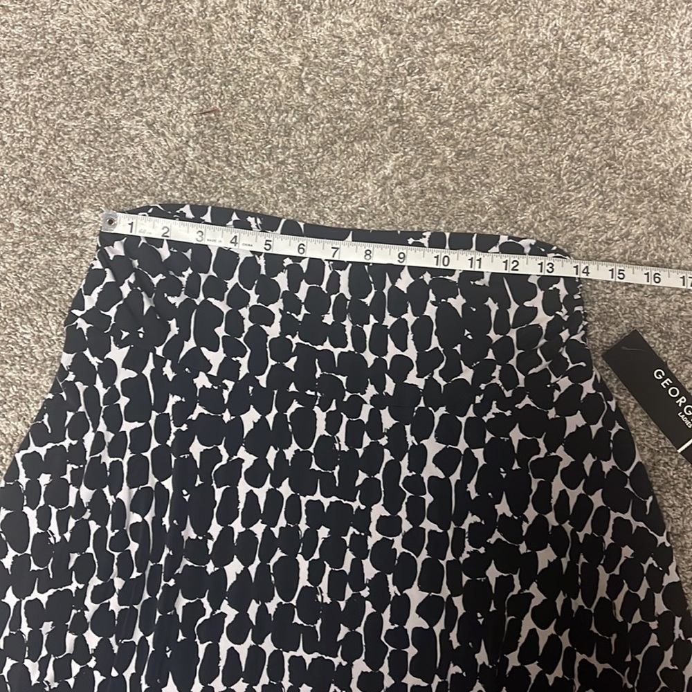 George Dots Skirt. abstracts size L NWT - Picture 5 of 5